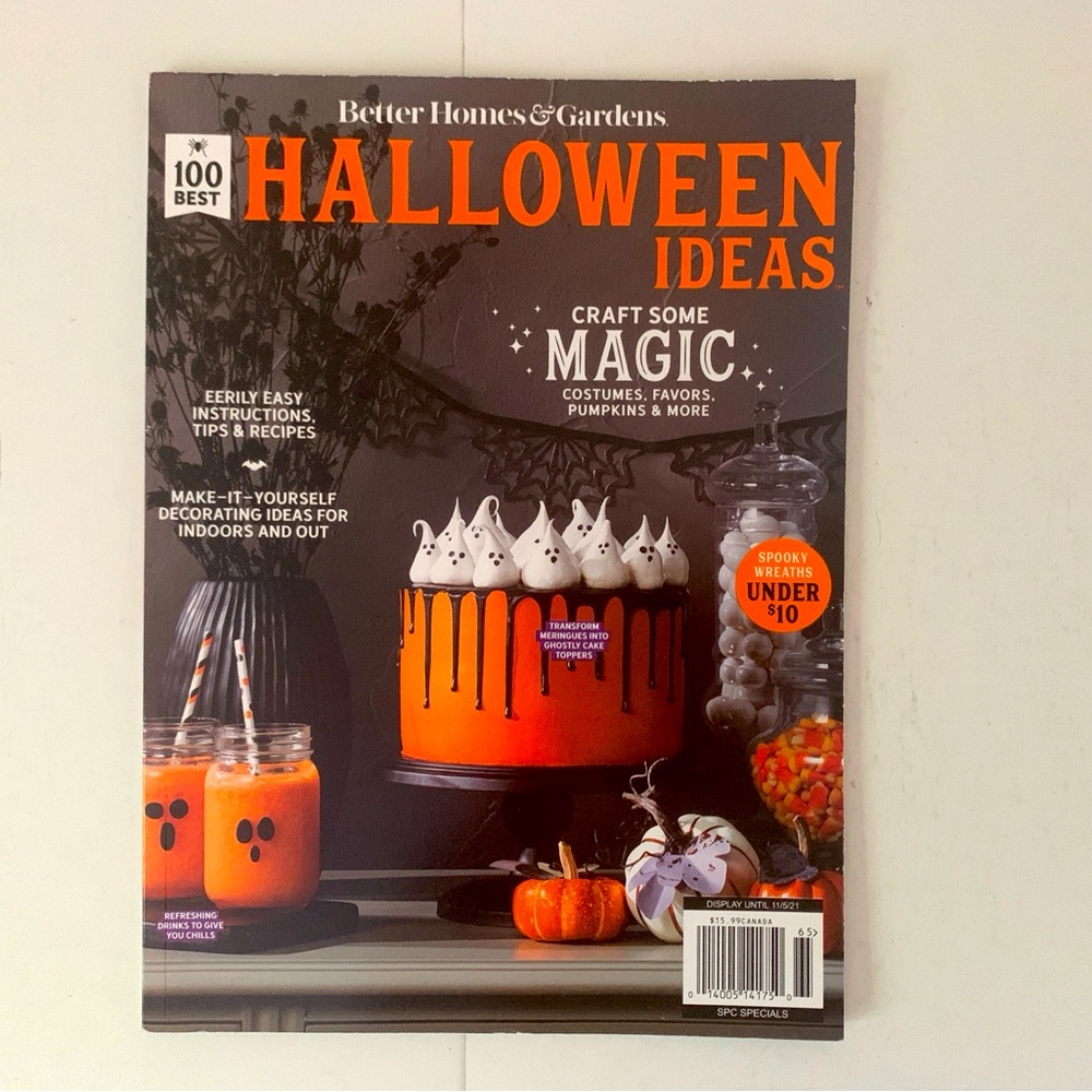 100 Best Halloween Ideas Magazine Better Homes & Gardens DIY Crafts Decor Scary